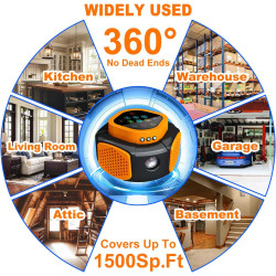 Enchufe ultrasónico repelente de plagas | Dispositivo de control de plagas de roedores e insectos