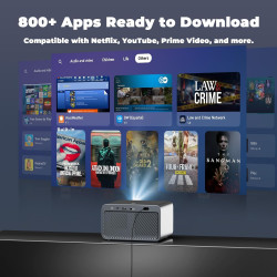 Proyector con WiFi y Bluetooth