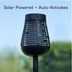 PIC - Lámpara solar portátil exterminadora de insectos | Lampara solar para insectos con activacion automatica