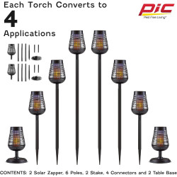 PIC - Lámpara solar portátil exterminadora de insectos | Lampara solar para insectos con activacion automatica