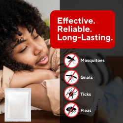 Paquete de 12 bolsas repelentes de mosquitos | Bolsas de repelente para interiores o exteriores