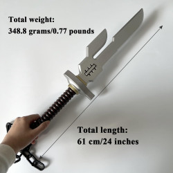 Cuchilla de Toji para cosplays | Cuchilla de espuma sin filo para cosplays