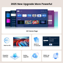 Proyector para exteriores 4K con WiFi y Bluetooth