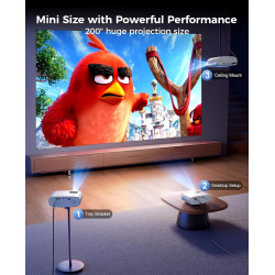 Elephas – 2020 Mini Proyector de Película