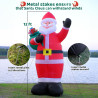 Papá Noel inflable gigante | Decoracion inflabe de papa noel inflable para jardin