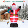 Papá Noel inflable gigante | Decoracion inflabe de papa noel inflable para jardin