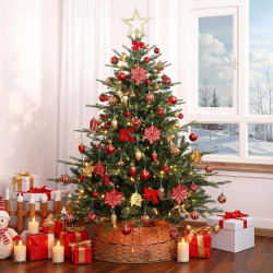 SHareconn - Juego de 106 bolas de adorno de Navidad | Bolas de navidad para decoracion de arbol