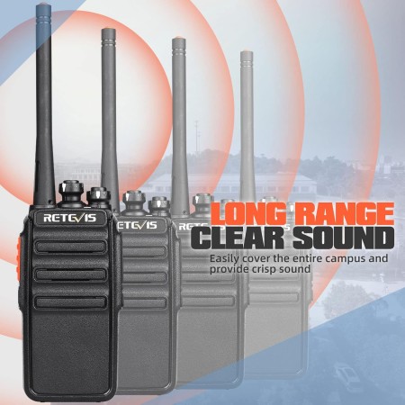 Retevis H-777S Walkie Talkies para adultos, radio de 2 vías de largo alcance, Walkie Talkies con auricular y juego de micrófono,