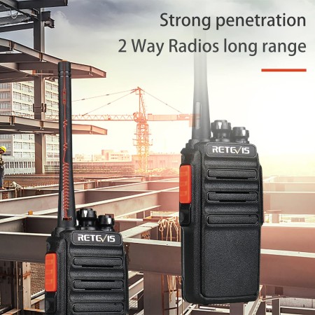 Retevis H-777S Walkie Talkies para adultos, radio de 2 vías de largo alcance, Walkie Talkies con auricular y juego de micrófono,