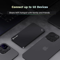 Dispositivo de punto de acceso móvil GlocalMe U3 4G LTE con 10 GB de datos para EE. UU./CA/MX durante 30 días