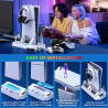 Estación de enfriamiento PS5/PS5 slim | Estacion de enfiramento para ps5 y ps5 slim con espacios para controles