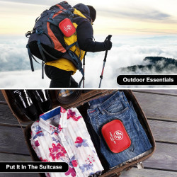 Mini botiquín de primeros auxilios | ideal para senderismo, oficina y hogar