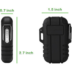 Paquete de 2 encendedores impermeables| Recargables y de plasma