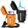 Paquete de 2 encendedores impermeables| Recargables y de plasma