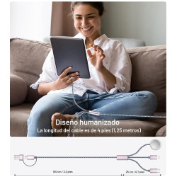 Temdan para artículos esenciales de viaje | Cable de carga multiple para todos los dispositivos