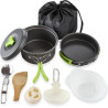 MalloMe Kit de utensilios de cocina para camping | Todo en uno de utensilos de cocina para camping