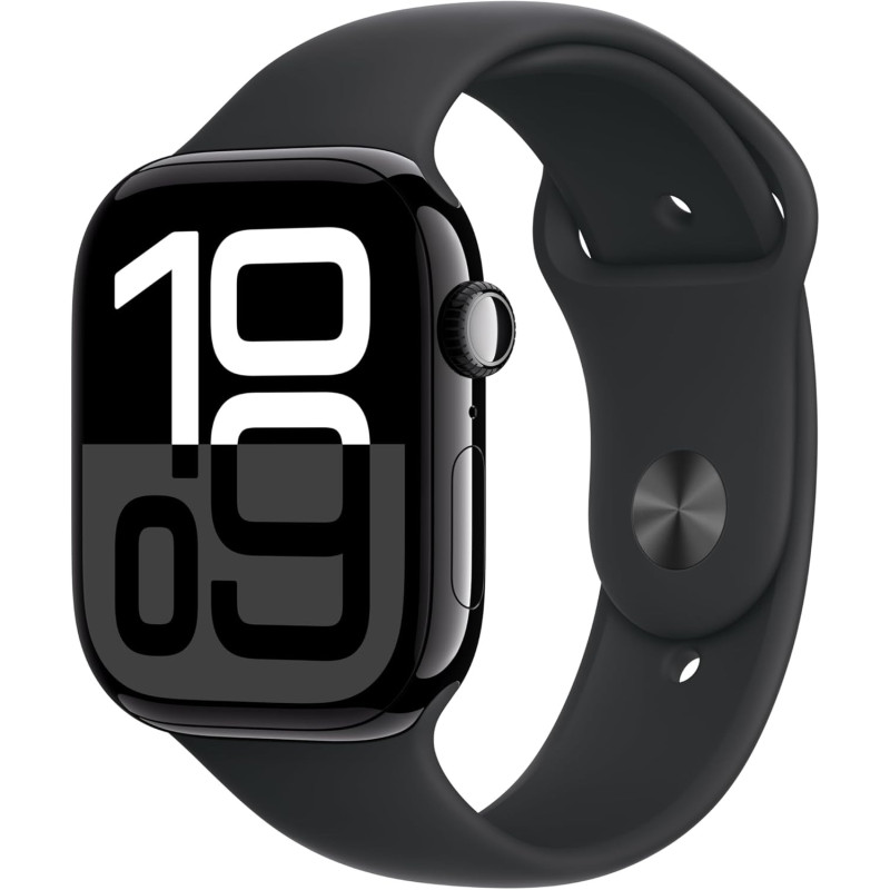 Apple Watch Series 10 (46 mm, GPS) con caja de aluminio negro azabache