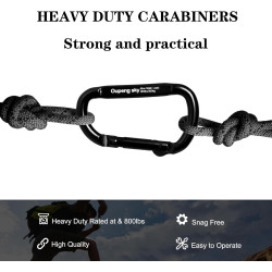 Mosquetón de 6 piezas | Con uso de gancho, clip o sujetador