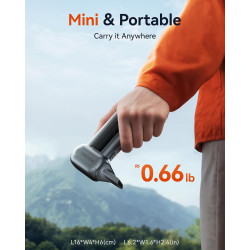 WOLFBOX MF100 - Plumero de aire eléctrico de 150000 RPM Super Power inalámbrico