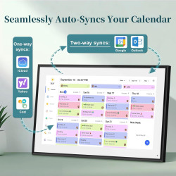 Calendario digital de 21.5 pulgadas