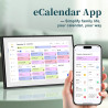 Calendario digital de 21.5 pulgadas