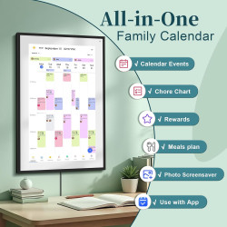Calendario digital de 21.5 pulgadas