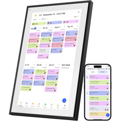 Calendario digital de 21.5 pulgadas