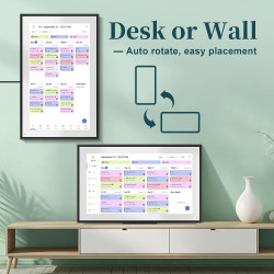 Calendario digital de 21.5 pulgadas