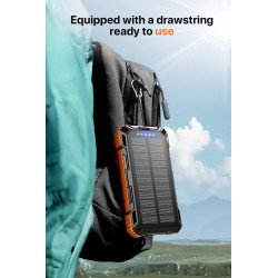 Power Bank 49800mAh Cargador solar inalámbrico | Con carga solar y varios puertos