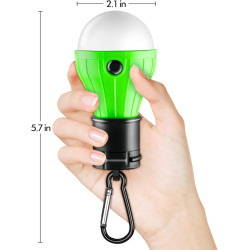 Lamparas de tienda de campaña | Con gancho para colgar en tiendas de campaña