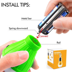 Lamparas de tienda de campaña | Con gancho para colgar en tiendas de campaña