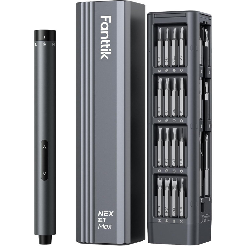 Fanttik E1 Max - Mini destornillador eléctrico de precisión de 3.7V