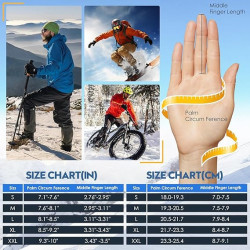 Bruvoalon Guantes de invierno para mujeres y hombres | Guantes calidos para el invierno unisex