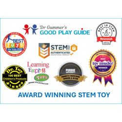 Kit para diseñar circuitos eléctricos Circuits Jr. SC-100, Negro