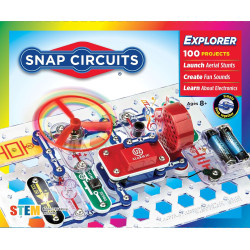 Kit para diseñar circuitos eléctricos Circuits Jr. SC-100, Negro