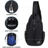 Waterfly - Mochila cruzada tipo bandolera para viajes |  Mochila cruzada liviana para viajes o camping