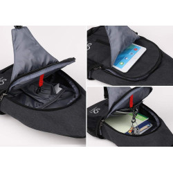 Waterfly - Mochila cruzada tipo bandolera para viajes |  Mochila cruzada liviana para viajes o camping