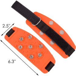 Crampon - Tacos de tracción antideslizantes | Tacones para senderismo en hielo o escaladas de montaña