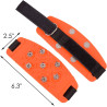 Crampon - Tacos de tracción antideslizantes | Tacones para senderismo en hielo o escaladas de montaña