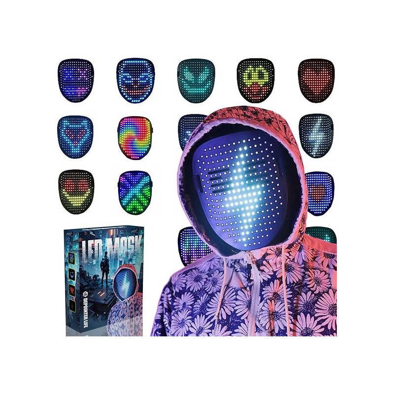 Depointer Life Máscara LED con detección de gestos