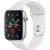 Apple Watch Series 5 GPS (renovado), 44mm, Caja de aluminio plateado.