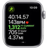 Apple Watch Series 5 GPS (renovado), 44mm, Caja de aluminio plateado.