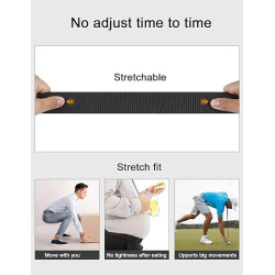 JUKMO Cinturón táctico elástico | Resistente y con gran capacidad elastica
