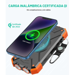 Blavor - Paquete de batería externa solar