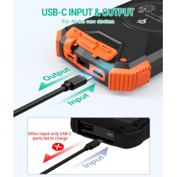 Blavor - Paquete de batería externa solar