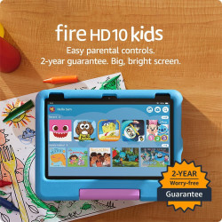 Tablet Amazon Fire HD 10 Kids para niños de 3 a 7 años