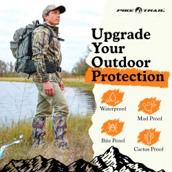 Pike Trail Polainas ajustables para piernas | Polainas impermeables para suelos humedos