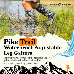 Pike Trail Polainas ajustables para piernas | Polainas impermeables para suelos humedos