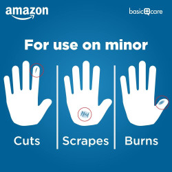 Amazon Basic Care Vendajes adhesivos | Echas de tela flexible y transpirable