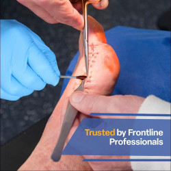 FrontLine Hisopos de yodo povidona | Hisotopo antiseptico para cortes y heridas